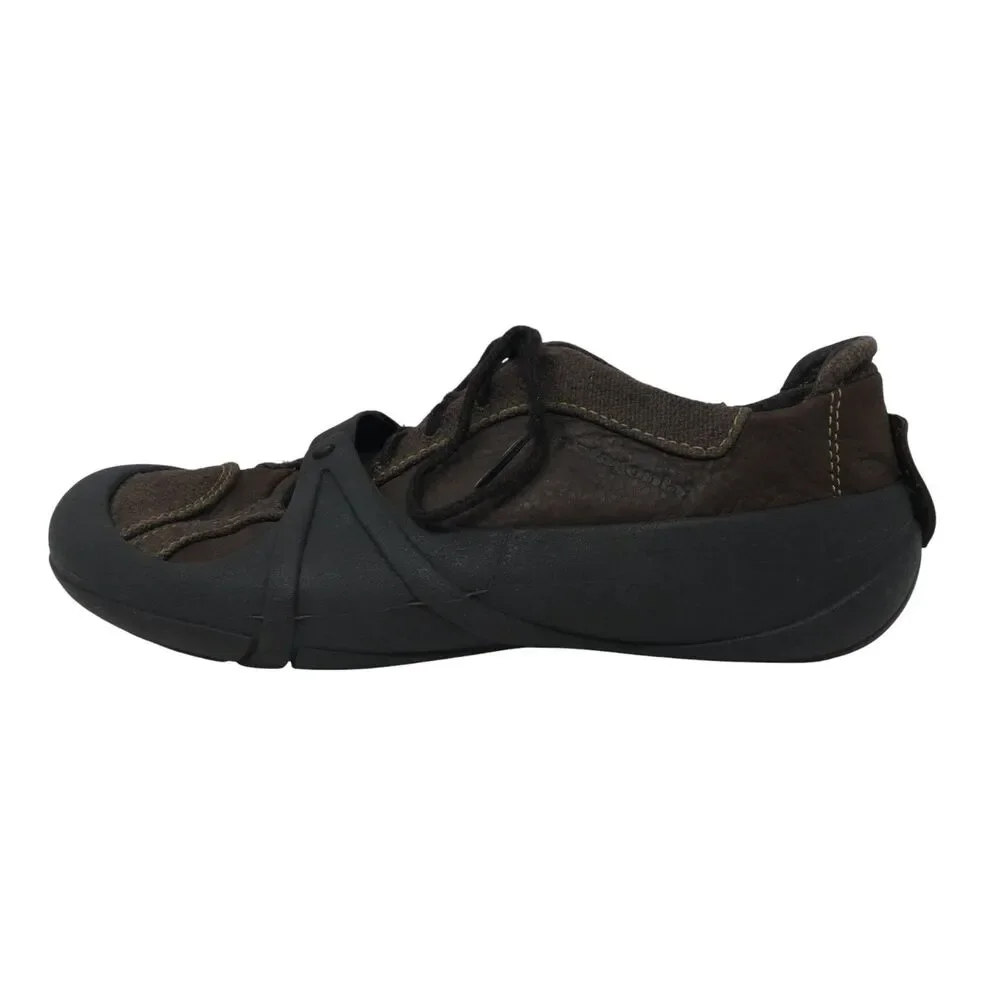 Patagonia Toast & Jam Velvet Brown Leather Hiking Outdoor Sneakers Shoes